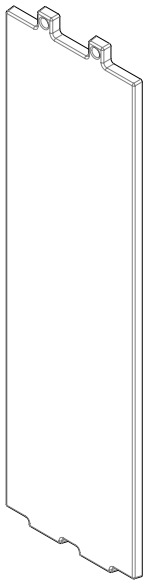 MCZ SUITE Comfort Air 12 M1 Seitenplatte links