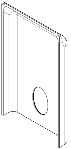 MCZ SUITE Comfort Air 12 M1 Rückwandplatte